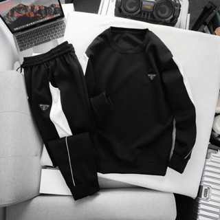 Bộ Nỉ Nam Thu Đông - Bộ Thể Thao Nam Chất Liệu Da Cá dày dặn