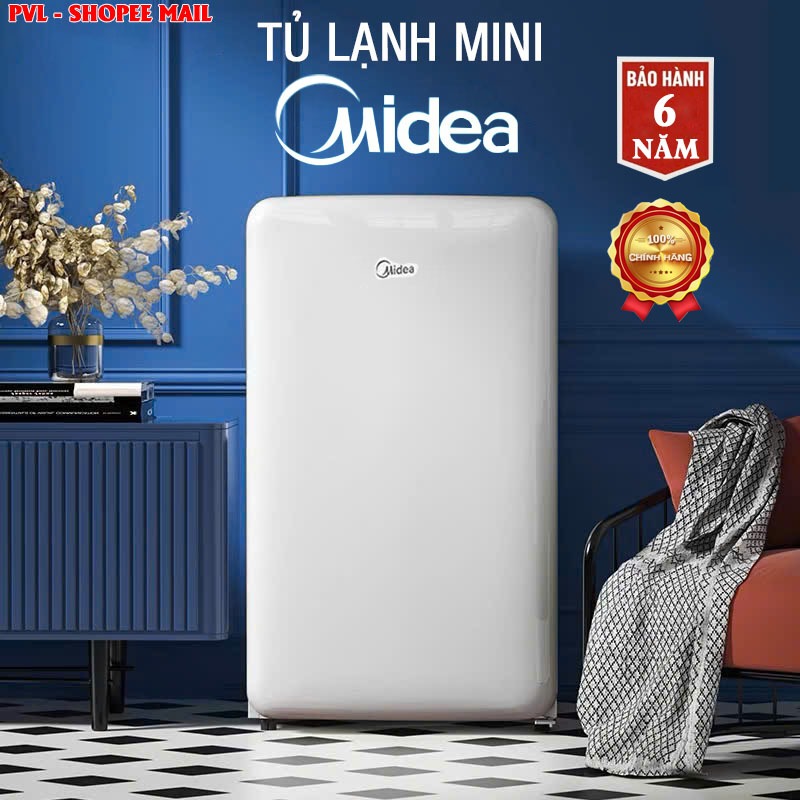 Tủ lanh mini PVL 2 ngăn làm đá cấp đông - MIDEA 93L cao cấp, siêu tiết kiệm điện - Bảo Hành 6 Năm