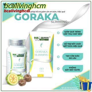 Viên uống giảm cân giảm béo Goraka Slimming chuyển hóa mỡ thừa tốt
