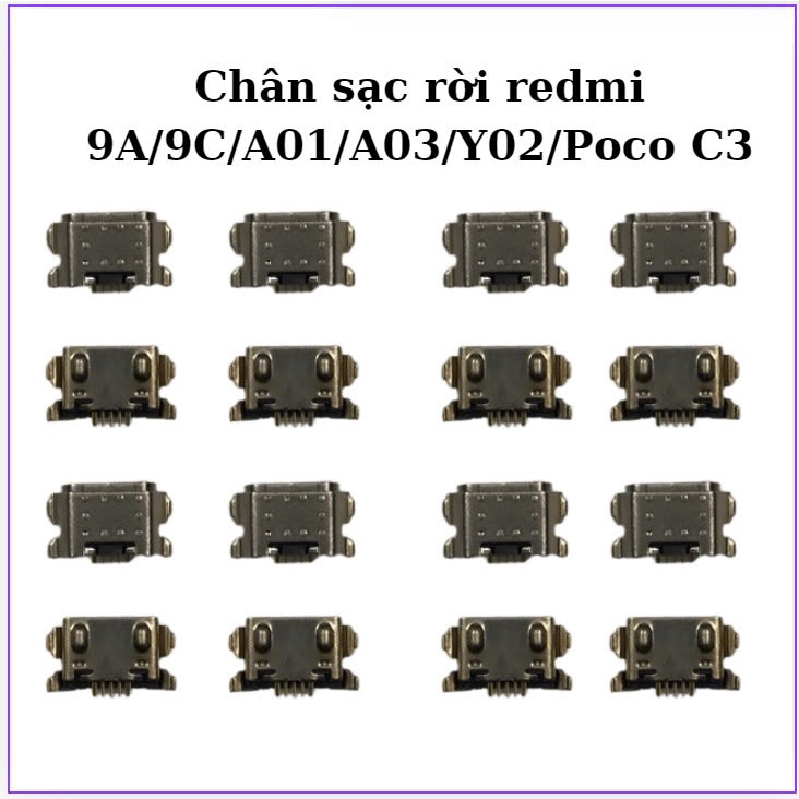 Chân sạc rời A01/redmi 9A/9C/A03/Y02/Poco C3
