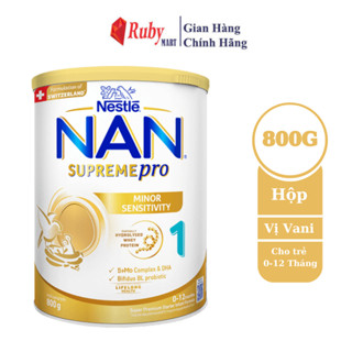 Sữa Bột Nestlé NAN SupremePro 1 lon 800g với 5HMO & đạm Gentle Optipro ( Giao Mẫu Ngẫu Nhiên )