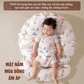 Gối chống trào ngược chống trượt, chống lật 4 mùa cho bé cao cấp