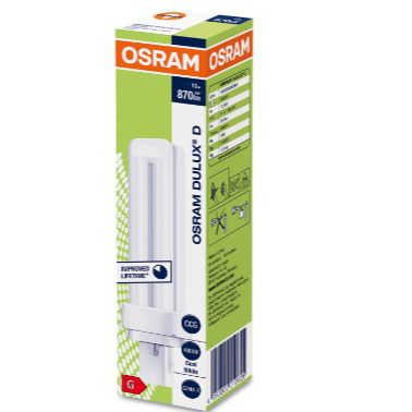 Bóng compact Osram DULUX D 13W 840/865