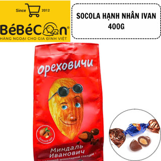 Socola hạnh nhân trắng nâu Ivan chuẩn hàng Nga
