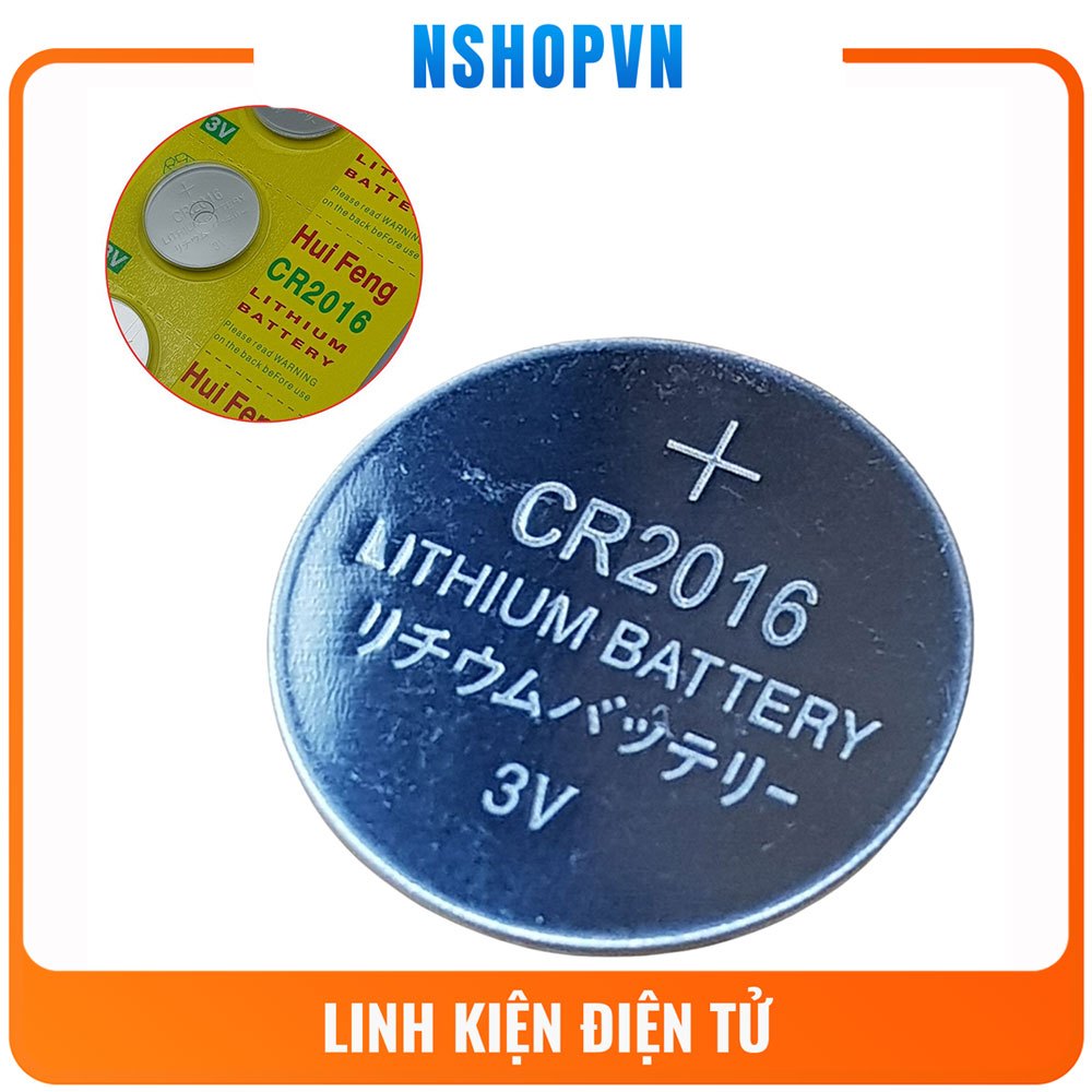 Pin cúc áo CR2016 3Volt
