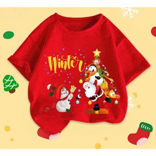 Áo thun cho bé Noel áo phông mừng giáng sinh in hình độc đáo cho bé trai bé gái