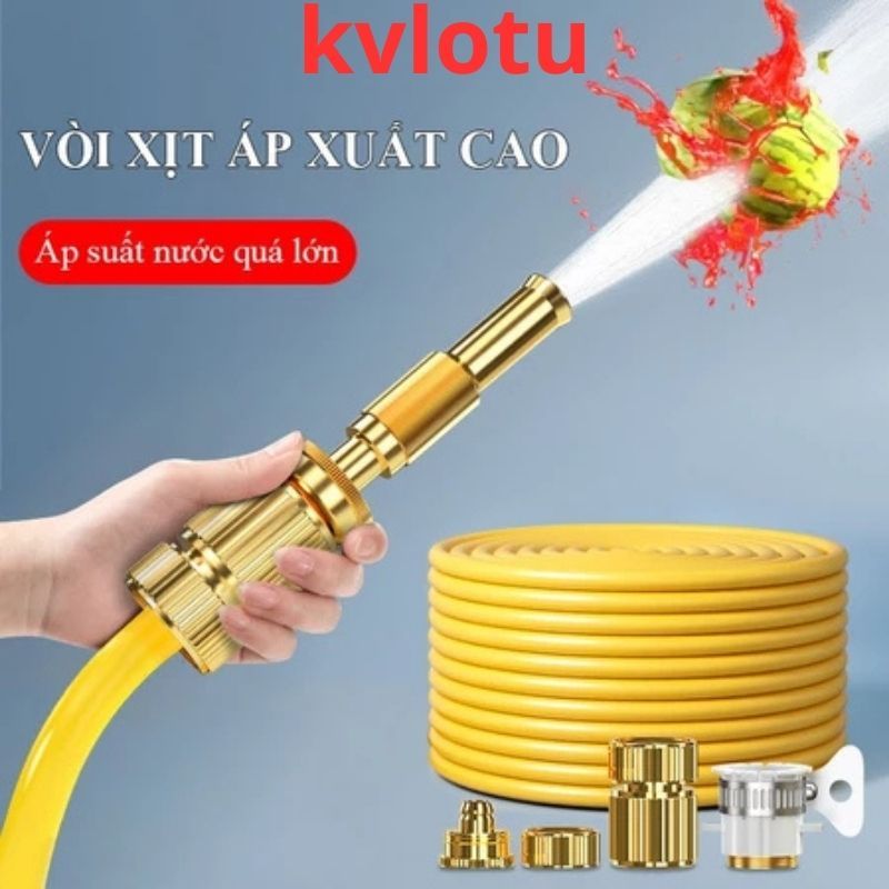 Vòi xịt tăng áp rửa xe KVLOTU full 100 mẫu vòi tưới cây, rửa xe tiện dụng cao cấp