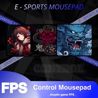 Lót chuột, pad chuột chuyên game FPS 40x45cm độ dày 3mm bề mặt control đế chống trượt di chuột cực êm E-Sports Mouse Pad