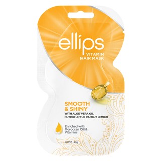 Kem Ủ Tóc Ellips Phục Hồi Hư Tổn, Dưỡng Tóc Bóng Mượt Bồng BềnhHair Mask 20g Hasaki Sản Phẩm Chính Hãng