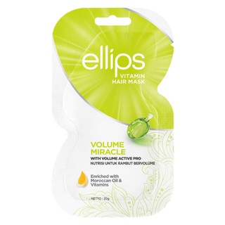 Kem Ủ Tóc Ellips Phục Hồi Hư Tổn, Dưỡng Tóc Bóng Mượt Bồng BềnhHair Mask 20g Hasaki Sản Phẩm Chính Hãng