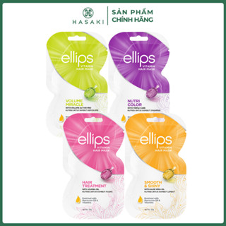 Kem Ủ Tóc Ellips Phục Hồi Hư Tổn, Dưỡng Tóc Bóng Mượt Bồng BềnhHair Mask 20g Hasaki Sản Phẩm Chính Hãng