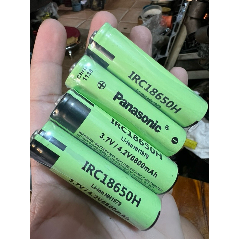 Pin 18650 PANASONIC 6800maH IRC18650H Tông đơ cắt tóc, đèn pin JAPAN