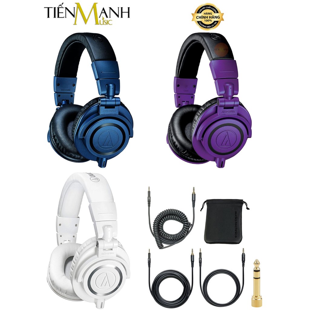 [Chính Hãng] Tai Nghe Kiểm Âm Audio Technica M50x - Studio Monitor ATH-M50xWH, ATH-M50xPB, ATH-M50xD