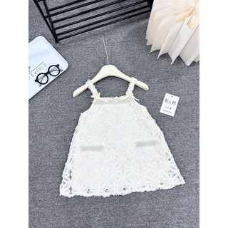 (10-35kg)Váy ren 2 lớp nơ dây viền ngọc sịn sò cho bé gái❣️❣️