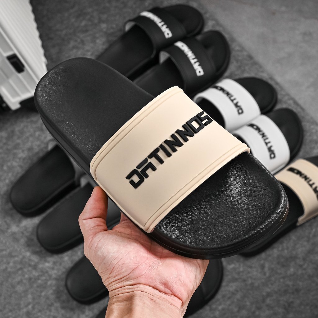 Dép Quai Ngang Nam Nữ Unisex DATINNOS Quai PVC Đế PU Đúc Nguyên Khối Chống Thấm Nước DT25