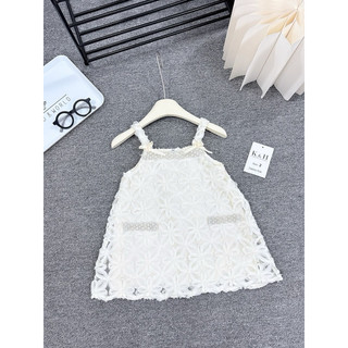 (10-35kg)Váy ren 2 lớp nơ dây viền ngọc sịn sò cho bé gái❣️❣️