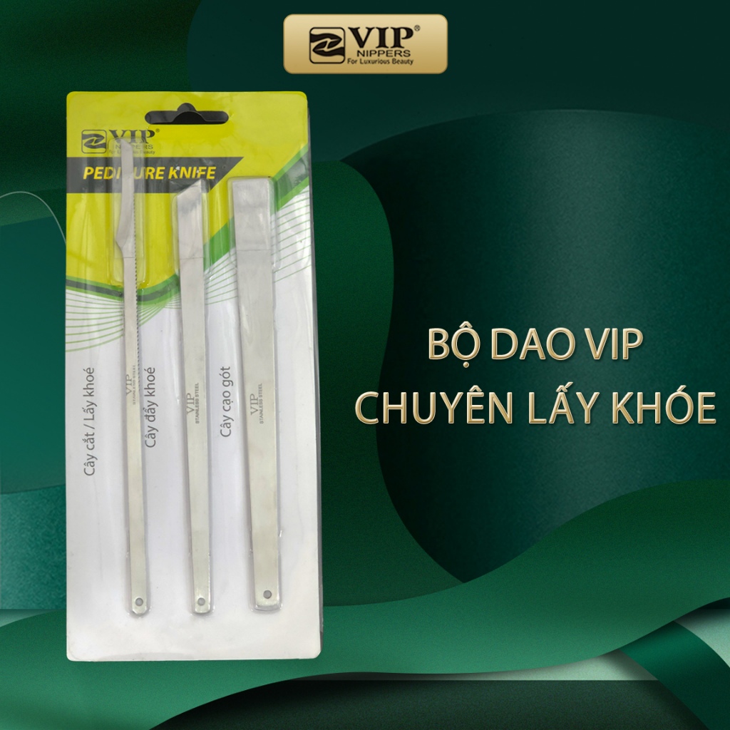 Bộ Dao Lấy Khóe, Cạo Gót (Inox Không Rỉ) Chuyên Dụng, Tiện Lợi