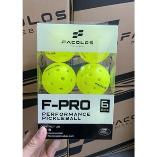 Bóng Pickleball Facolos F-Pro Performance tiêu chuẩn (USAPA) 40 lỗ với đường kính 74mm