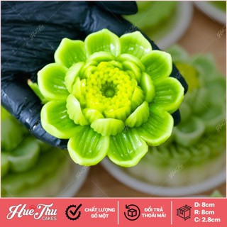  Khuôn silicon Hoa Sen 8cm A21 làm bánh rau câu 3D 4D nhấn xôi fondant socola nến hanmade 