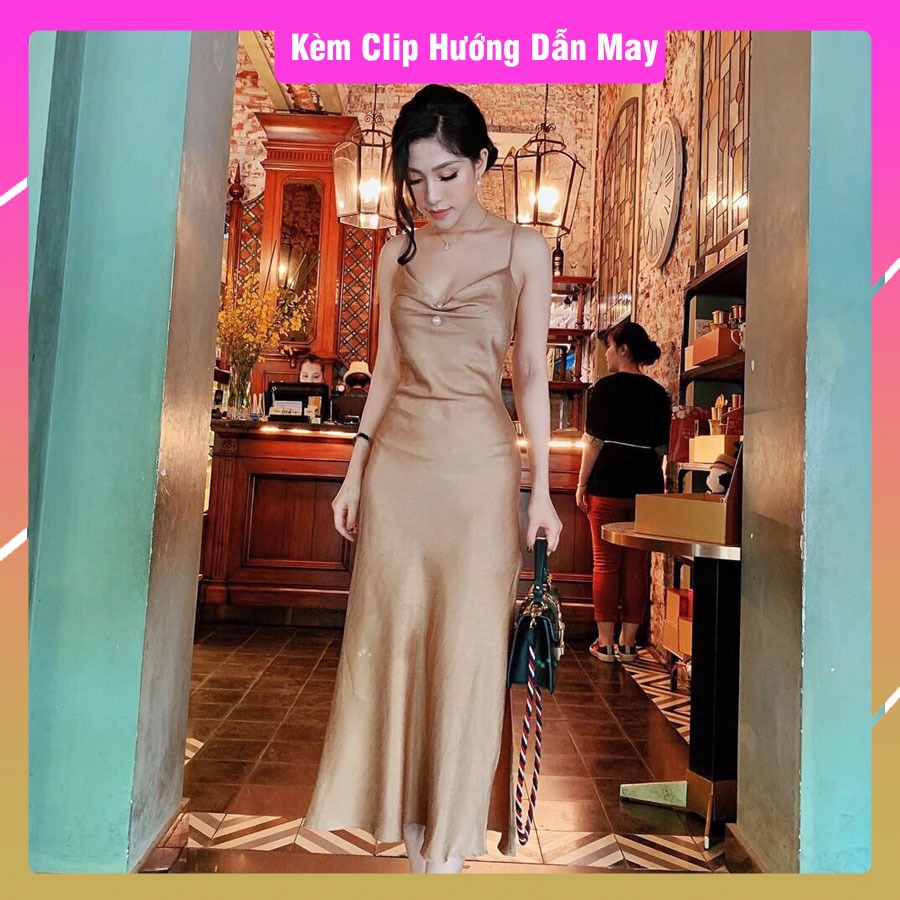 V040_Rập giấy đầm cổ đổ lụa (Có hướng dẫn)