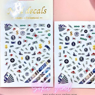 Sticker Dán Móng Tết 2023 Siêu Đẹp, Sticker Nail Tết Dán Móng Mã Mới - Sài Gòn Nail
