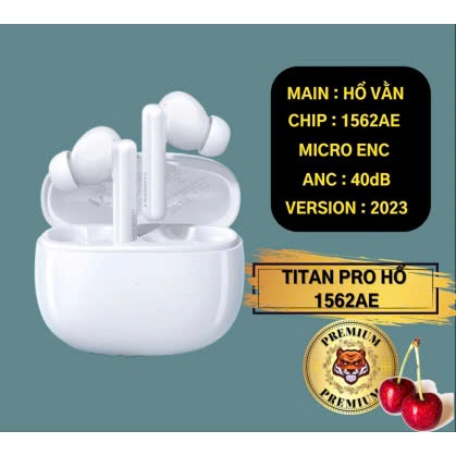 Tai Nghe 1562AE TITAN Pro Pin 8H Micro ENC Chống Ồn ANC 45DB âm thanh không gian thật