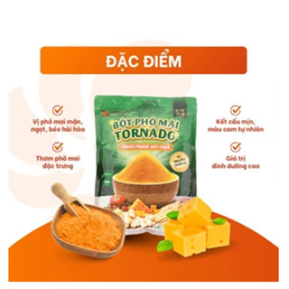 Bột phô mai Hàn Quốc 1Kg Hiệu TORNADO LOẠI TỐT- Hàn Quốc Lắc khoai tây, khoai lang, gà rán - Sỉ - Lẻ Bán Buôn Toàn Quốc