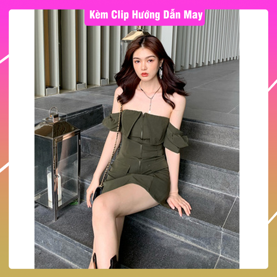 V046_Rập giấy đầm dây kéo trước (Có hướng dẫn)