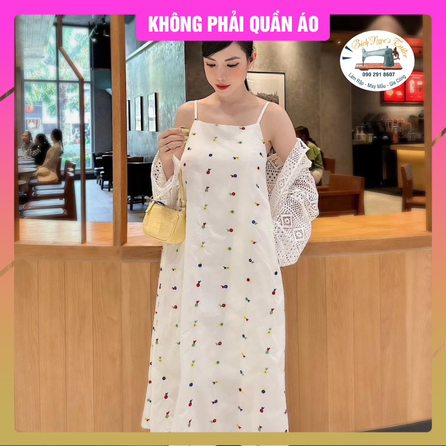 V199_Rập giấy đầm cổ chéo (Có hướng dẫn)