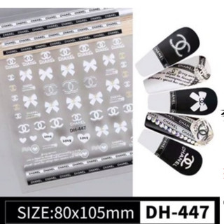 Nail sticker stick dán móng các mẫu Logo thương hiệu - Sài Gòn Nail
