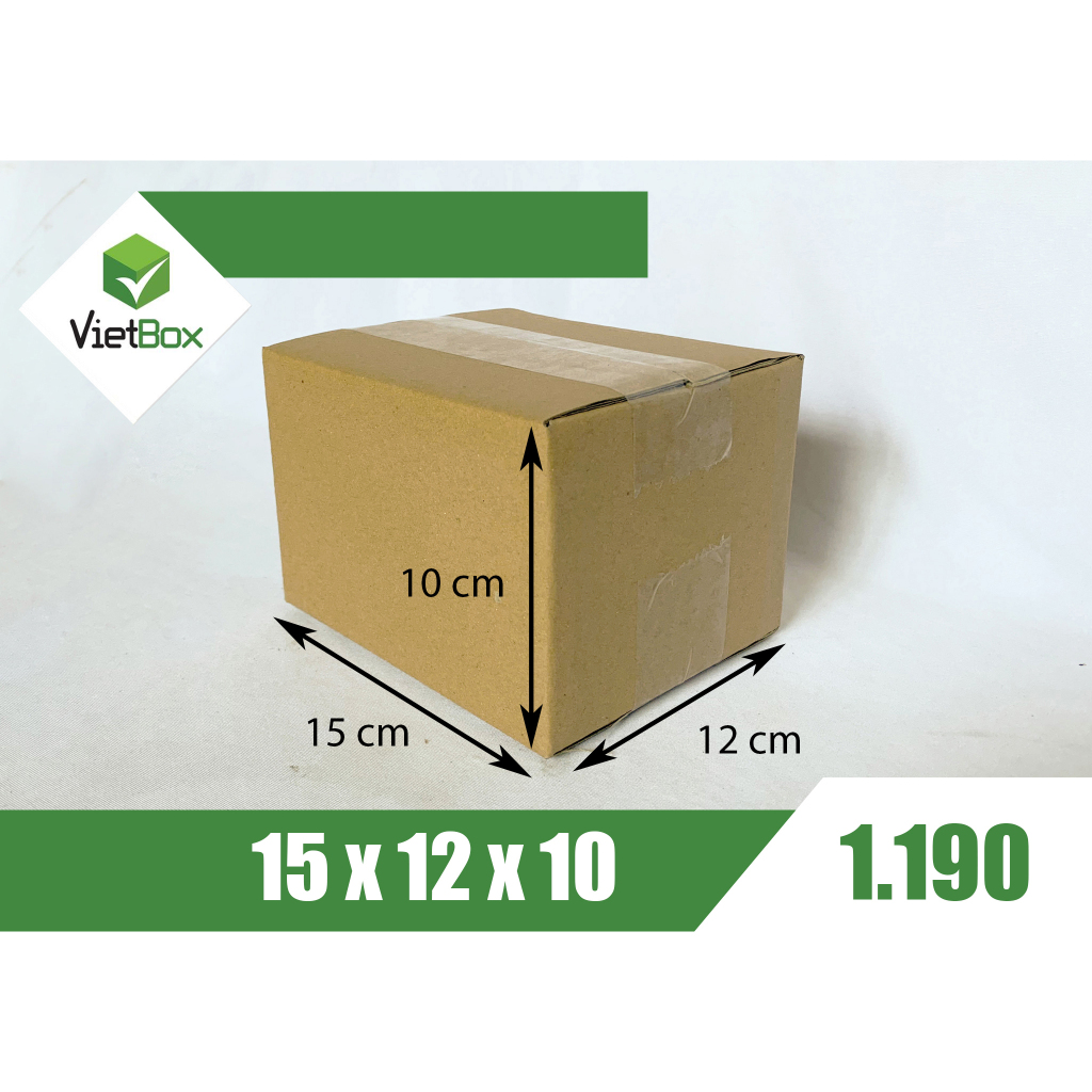 Combo 40 hộp carton 15x12x10