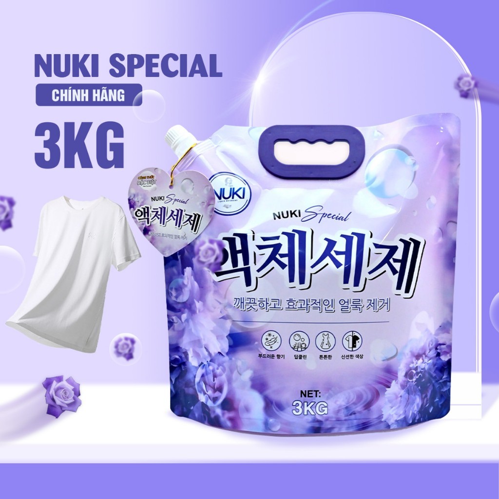 NƯỚC GIẶT NUKI SPECIAL 3KG