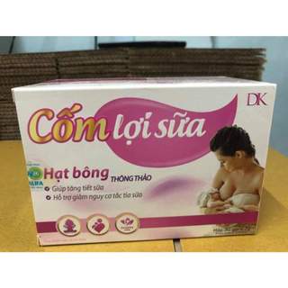 Cốm lợi sữa hạt bông thông thảo cho mẹ bầu và cho con bú