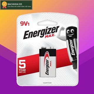 pin 9V Energizer alkaline Max 522 BP1 (vỉ 1 viên)