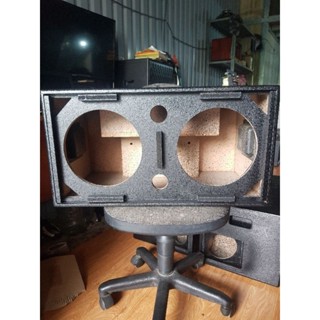 vỏ thùng loa 2 bass 25 đôi mạch 19×38 ( 2 kèn )