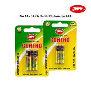 Vỉ 2 Viên Pin AA , AAA 1,5V Con Thỏ , Pin khô siêu bền - Hàng chính hãng