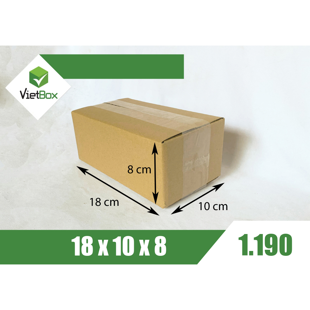 Combo 120 hộp carton 18x10x8