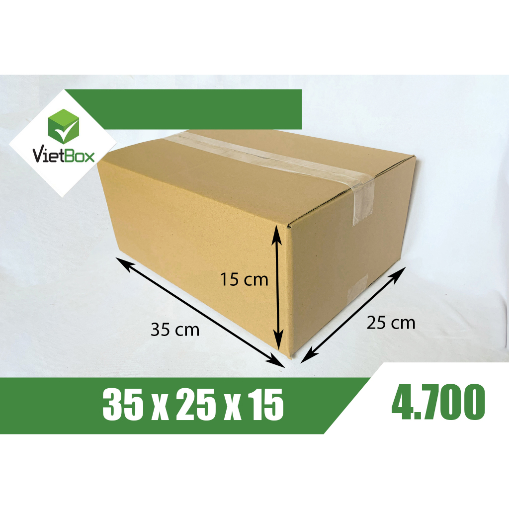 Combo 20 hộp carton 35x25x15