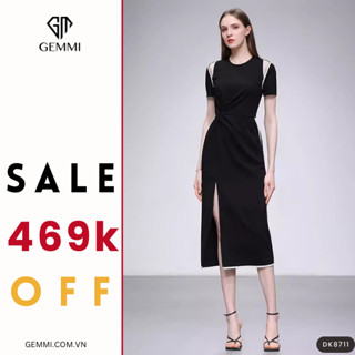 Đầm body hở vai GEMMI Fashion, DK8711