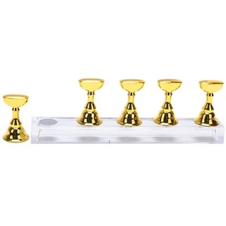 Đế nam châm gắn móng giả (Hộp) đế 5 con cờ làm móng học nail