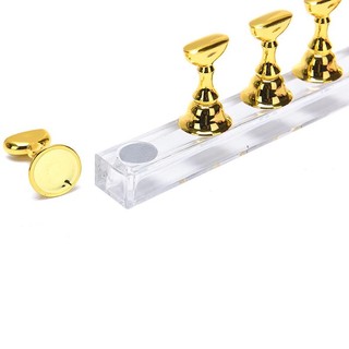 Đế nam châm gắn móng giả (Hộp) đế 5 con cờ làm móng học nail