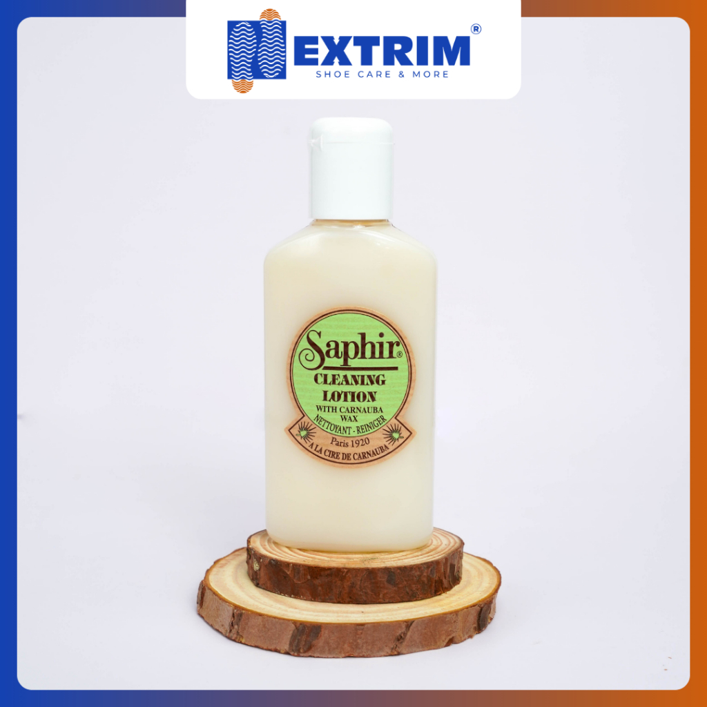 Kem làm sạch và dưỡng đồ da Saphir Cleaning Lotion 125ml
