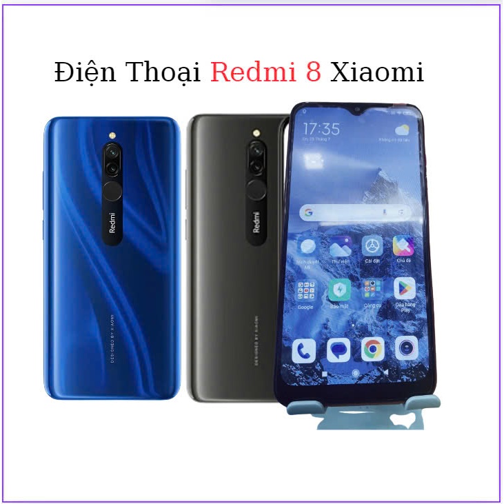 Điện thoại Redmi 8 Xiaomi,lên vỏ mới,ram 3/32gb