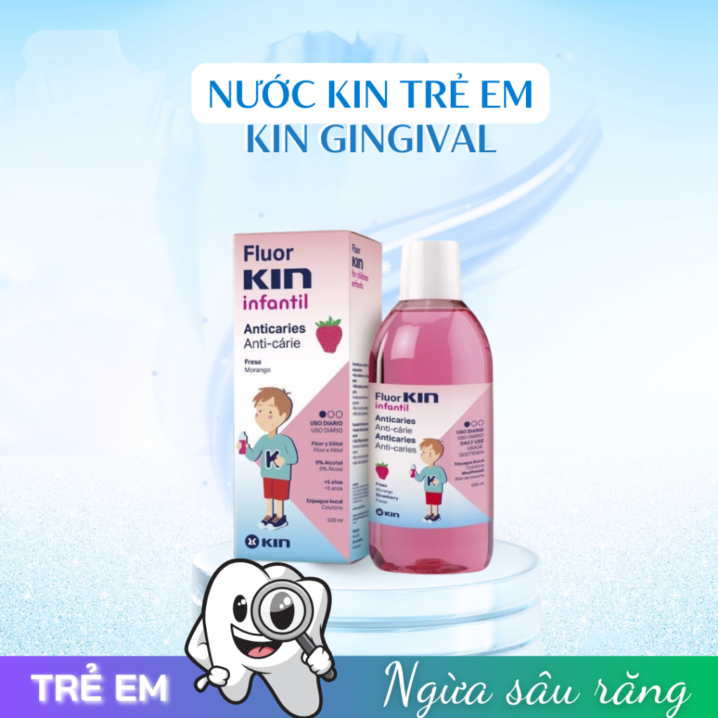 Nước súc miệng KIN trẻ em