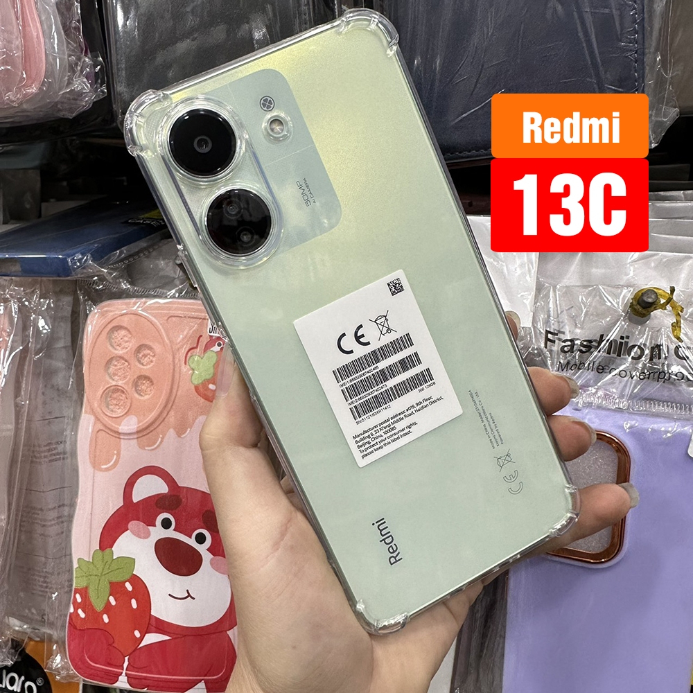Ốp Lưng Redmi 13C Chống Va Đập, Trong Suốt | Ốp điện thoại dẻo trong XIAOMI Redmi
