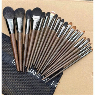  Bộ Cọ Makeup 22 Cây Lông Thú Mềm Mịn Cán Gỗ 