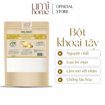 Bột Khoai Tây đắp mặt nạ dưỡng da UMIHOME nguyên chất | Potato flour 100% Organic 40G