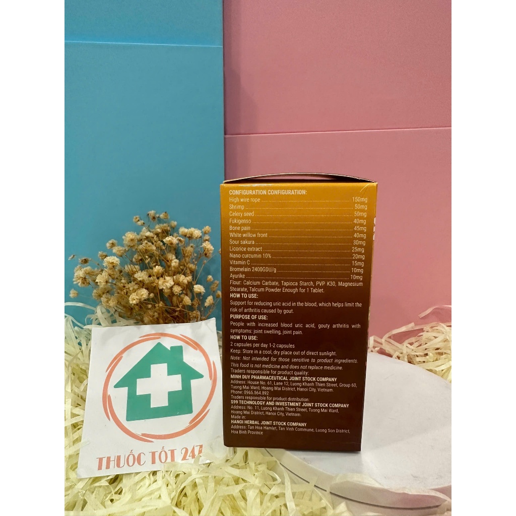 Kushiqu, hỗ trợ giảm acid uric, hỗ trợ giảm nguy cơ gout