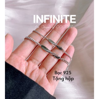 [BẠC KHÔNG RỈ] Vòng tay đôi INFINITE LOVE ý nghĩa cho các Couple COCOPI LT043