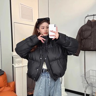   Bán Sỉ  Áo Khoác Phao Nữ croptop vải da - Gucar_store 